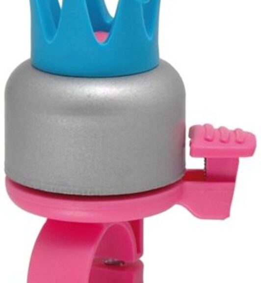 Fietsbel Widek Walt Disney Princess Kroontjes - roze (op kaart)