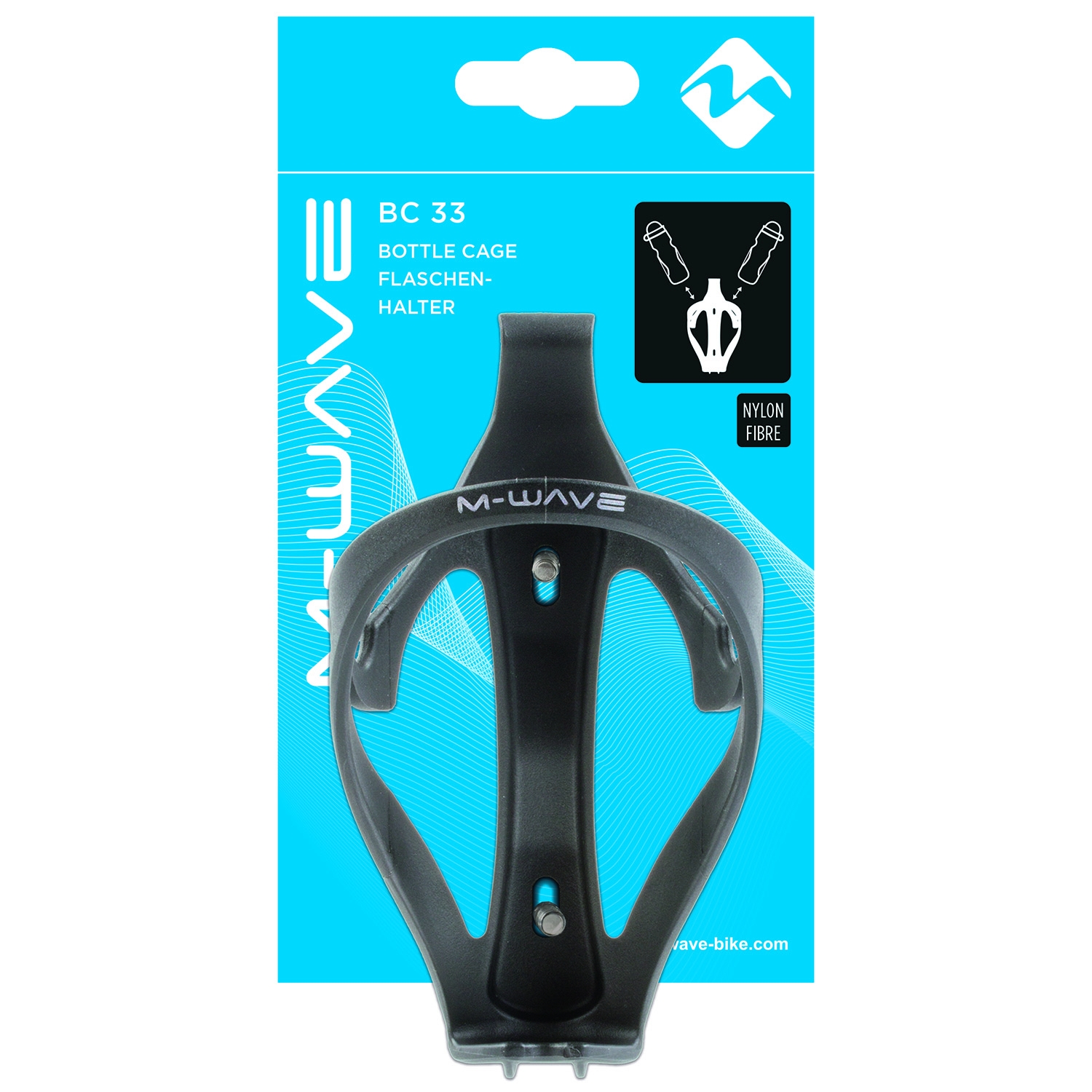 Bidonhouder M-Wave BC 33 - zwart - Afbeelding 4