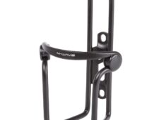 Bidonhouder M-Wave aluminium met PVC klemmen - zwart
