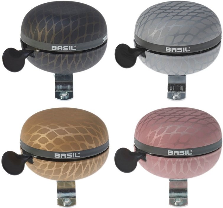 Fietsbel Basil Noir Big Bell ø60mm - zilver - Afbeelding 2