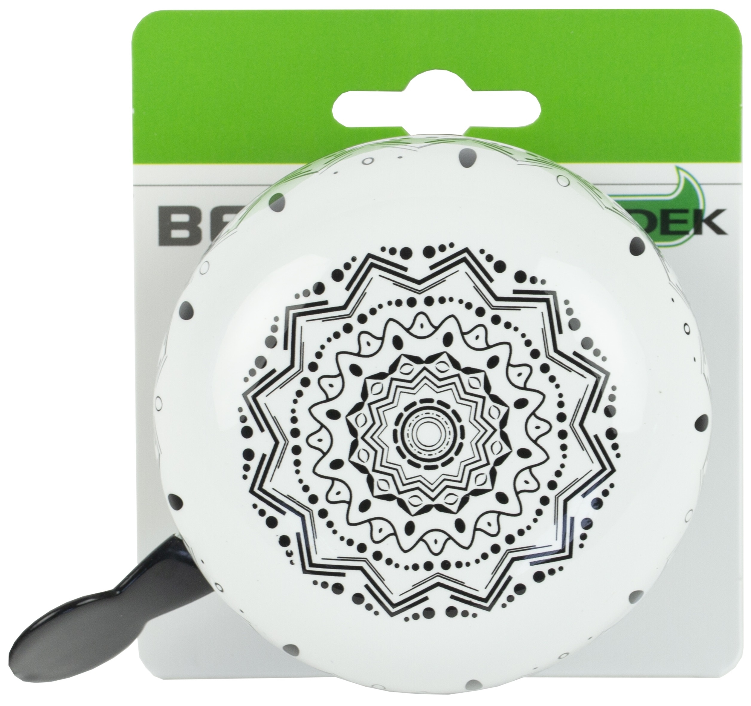 Fietsbel Ding-Dong Widek Mandala ø80mm - zebra black