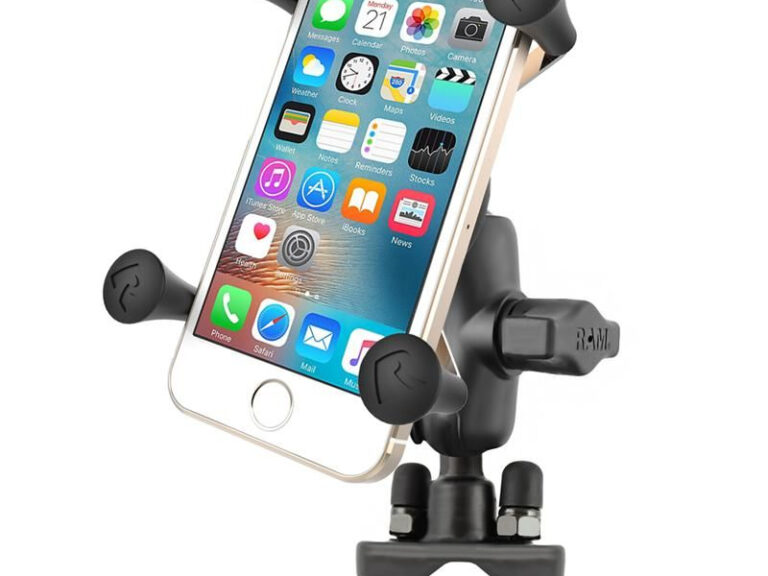 RAM Mounts X-grip smartphone U-bout stuurmontage met standaard arm tot ø25,4 mm
