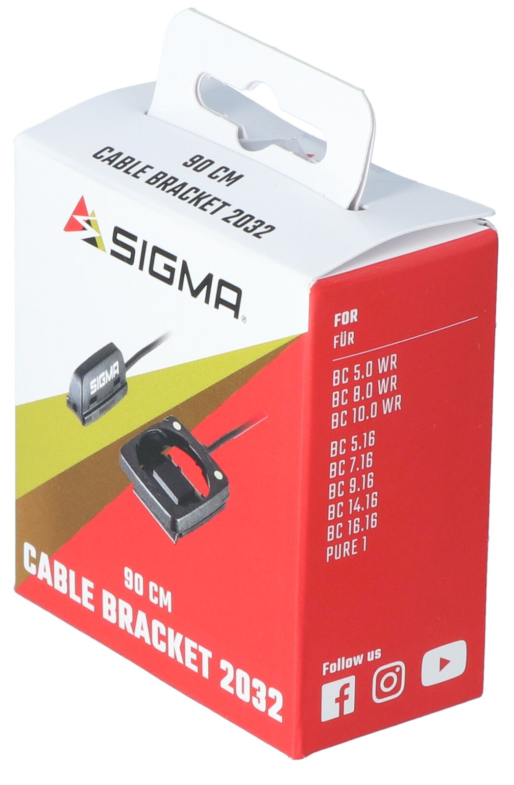 Fietscomputer houder Sigma 2032 met 90 cm kabel - Afbeelding 2