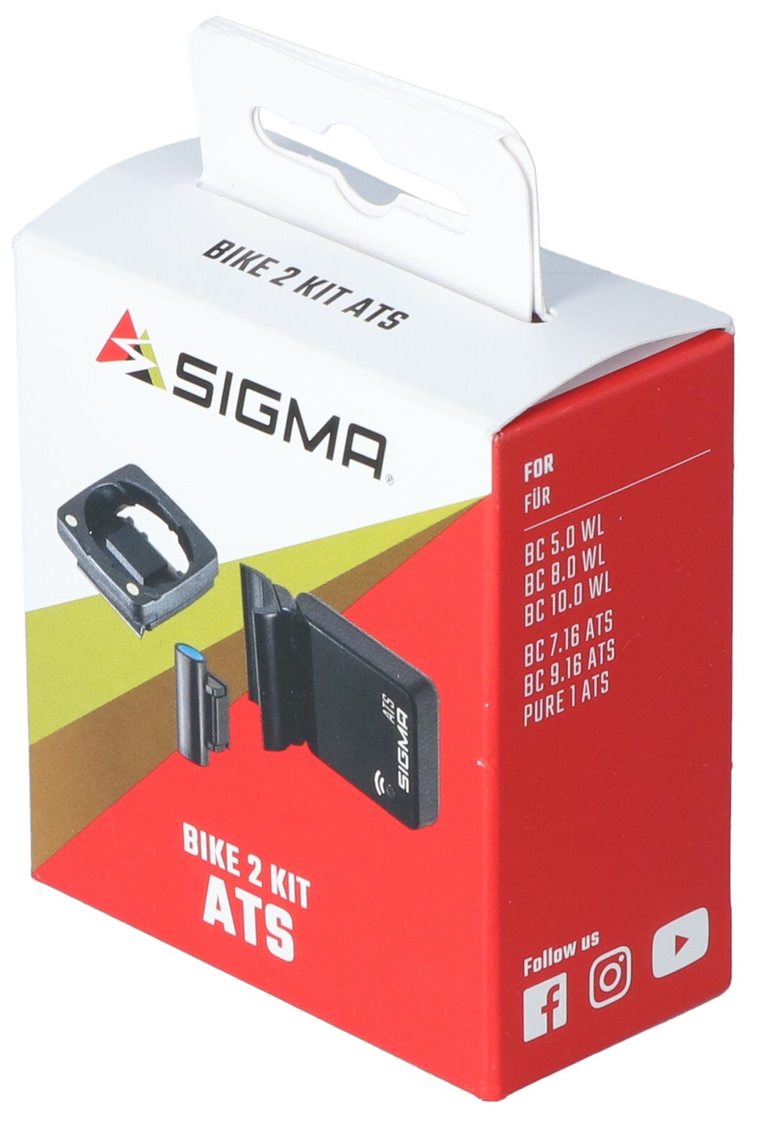 Snelheidszenderset Sigma ATS (sensor + magneet + houder) - Afbeelding 2
