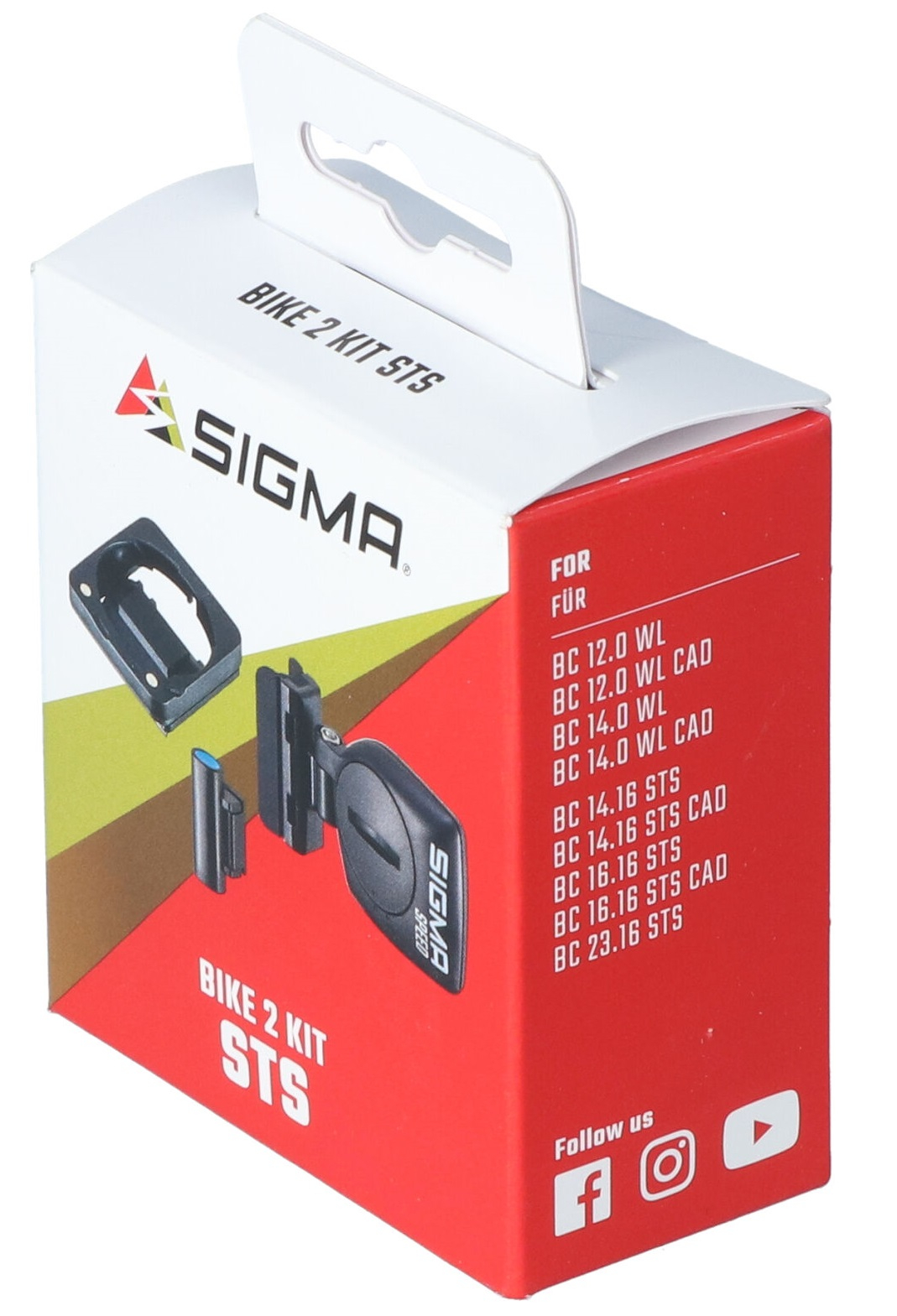 Snelheidszenderset Sigma 2450 (sensor + spaakmagneet + stuurhouder) - Afbeelding 3
