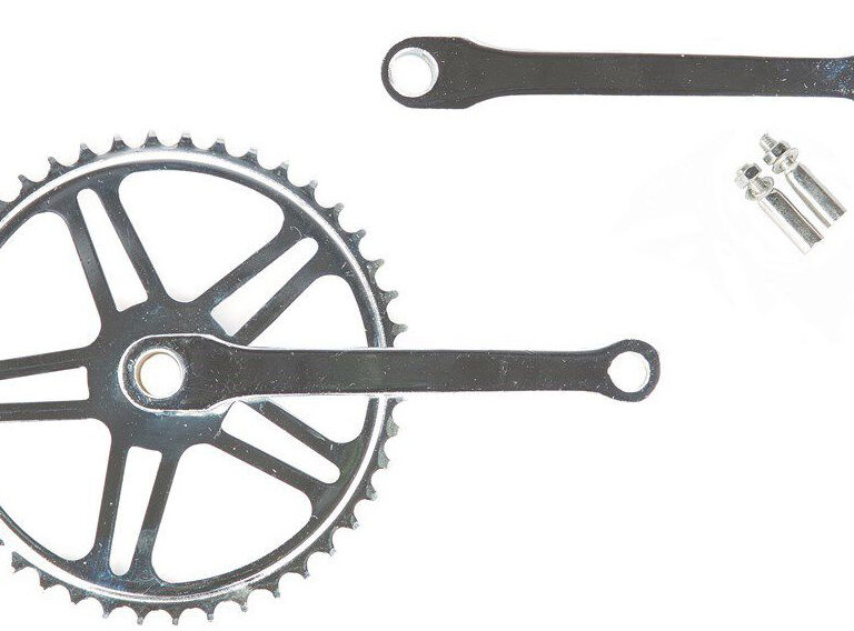 Crankstel 44T Vinty met spie 170mm crankarm - chroom