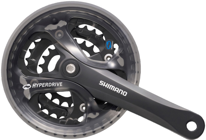 Crankstel 7/8 speed Shimano Acera FC-M361 met 175mm crankarm 42 x 32 x 22T - zwart