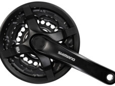 Crankstel 6/7/8 speed Shimano Tourney FC-TY501 met 170mm crankarm 48 x 38 x 28T - zwart
