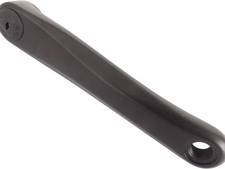 Crankarm links Edge ATB 170mm aluminium - zwart