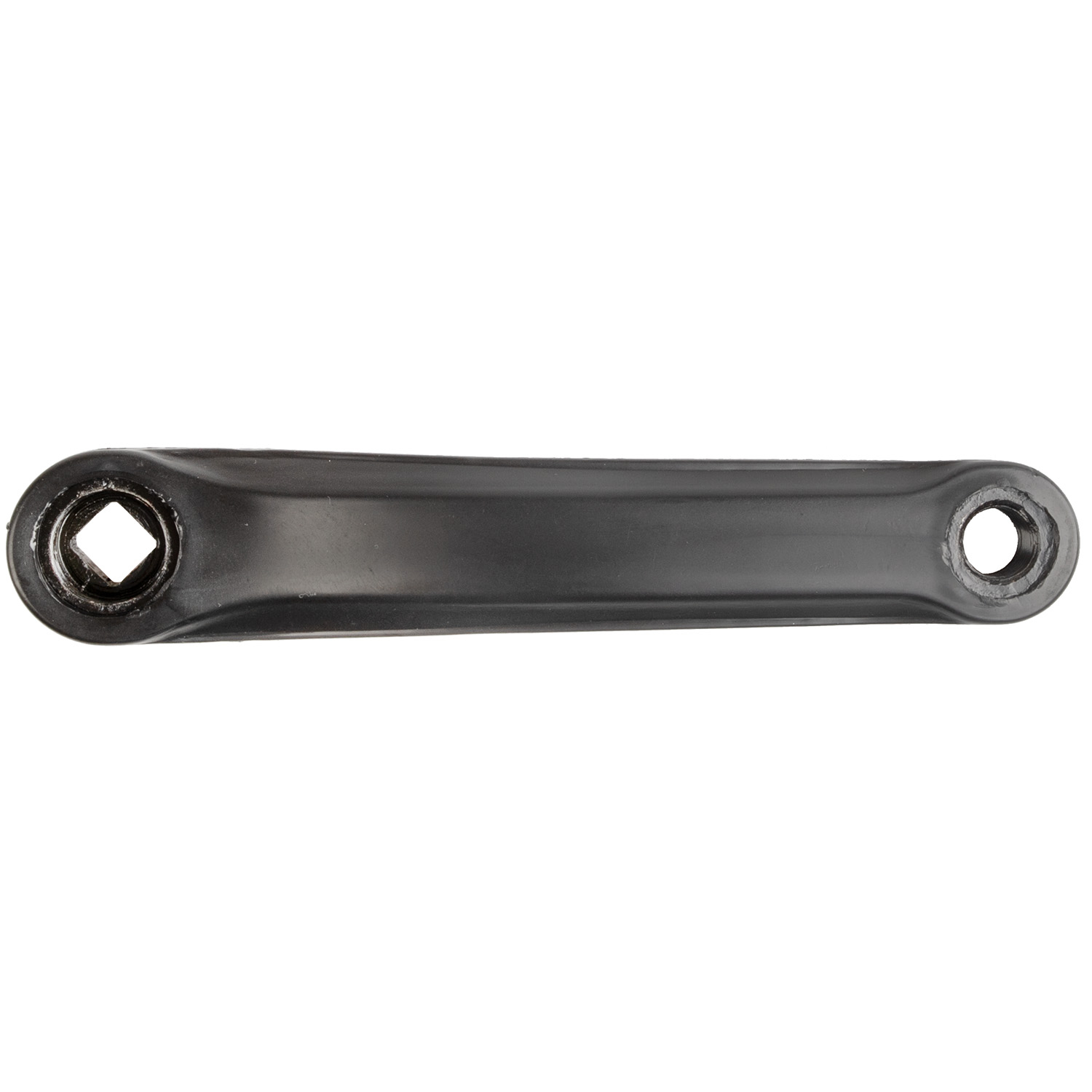 Crank links 170mm staal - zwart gecoat - Afbeelding 2