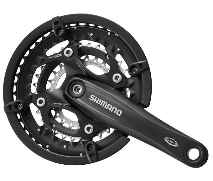 Crankstel 3 x 10 speed Shimano Trekking FC-T521 met 175mm crankarm 44-32-24T Octalink - zwart