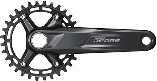 Crankstel 10/11-speed Shimano Deore FC-M5100-1 - 32 tands - 175 mm - zwart