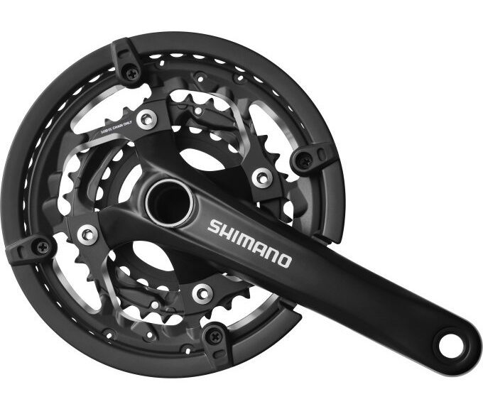 Crankstel 3 x 10-speed Shimano Trekking FC-T551 - 175/48-36-26T - incl. BB52 - zwart