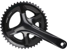 Crankstel 2 x 11 speed Shimano Road FC-RS510 - 175/50-34T met holle as - zwart