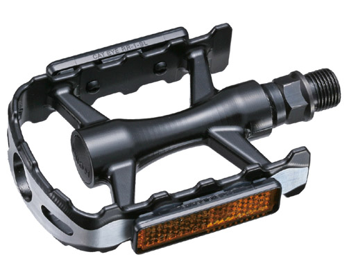 Pedalset Marwi SP-2600, CNC-gefrästes Aluminiumgehäuse mit Chrom-Molybdän-Achse und abgedichteten Lagern – schwarz