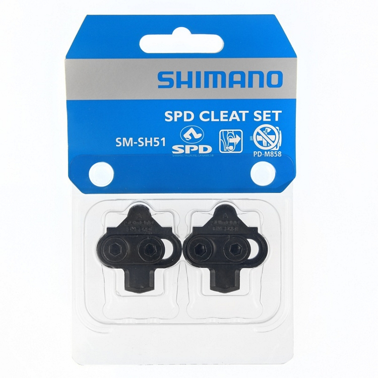 Schoenplaatjes Shimano SM-SH51 SPD zonder achterplaat (eenzijdig uitklikbaar) - Afbeelding 2