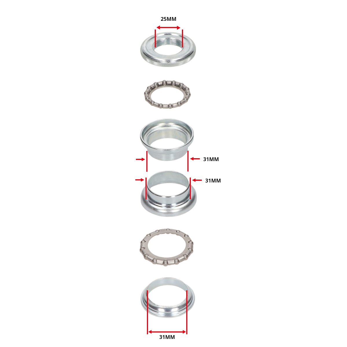 Balhoofdset Dmp A-kwaliteit Puch Maxi - Afbeelding 5