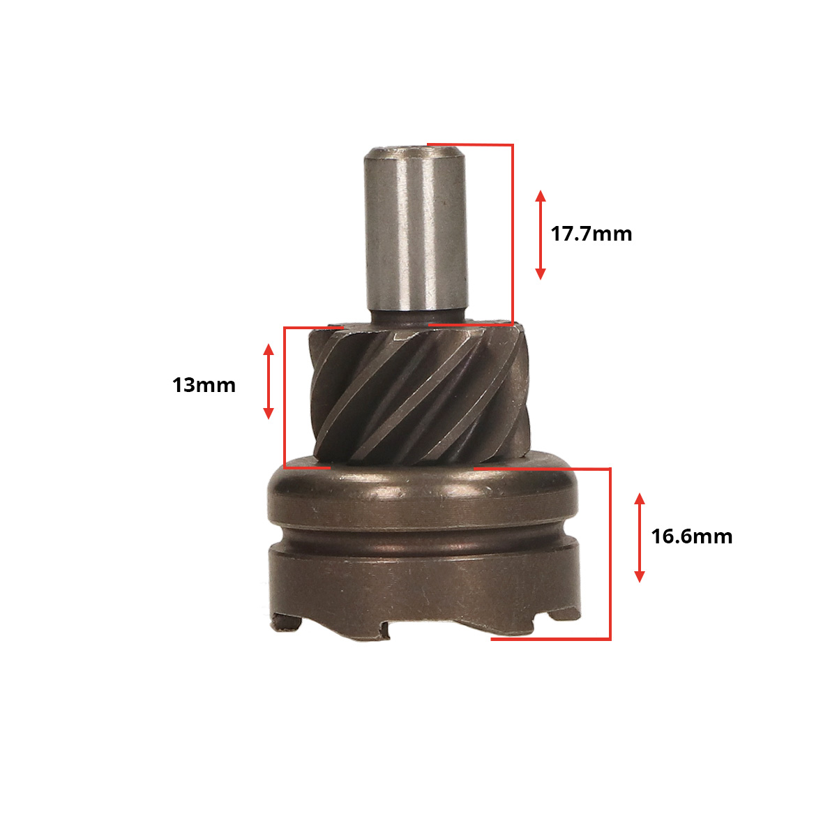 Kickstartronsel Origineel Kwaliteit Gilera, Sco Piaggio 2t, Sco Piaggio 4t, Vespa, Zip 4t, Primavera - Afbeelding 5
