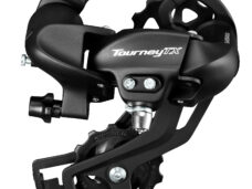 Achterderailleur 7/8-speed Shimano Tourney TX800 met padbevestiging - zwart