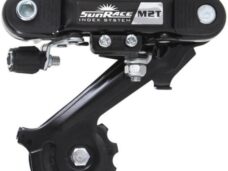 Sunrace RDM2T 6/7-speed rear derailleur with long cage - direct mount (eyelet) - black