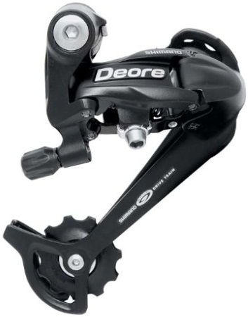 Achterderailleur 9-speed Shimano Deore M591 - zwart