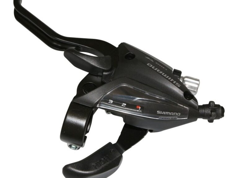 Versteller (links) met remhendel 3 speed Shimano ST-EF500-4  - 4 vingers - zwart