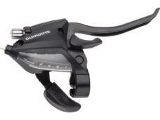 Versteller (rechts) met remhendel 7 speed Shimano ST-EF500-4 - 4 vingers - zwart