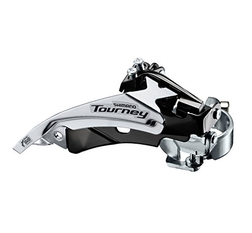 Deragliatore anteriore Shimano Tourney FD-TY510 a 6/7 velocità, oscillazione superiore - doppia trazione - 48T
