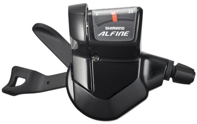 Versteller (rechts) 11 speed Shimano Alfine SL-S700 - zwart