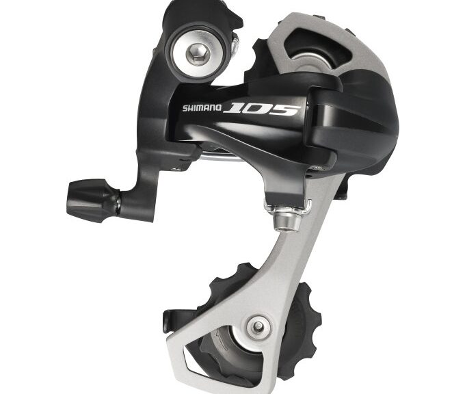 Achterderailleur 10-speed Shimano 105 RD-5701 met korte kooi - directe montage - zwart