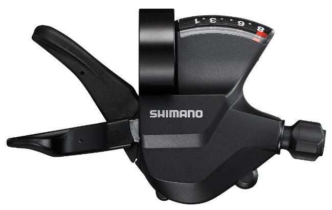 Versteller (rechts) 8 speed Shimano Altus SL-M315 - zwart (werkplaatsverpakking)
