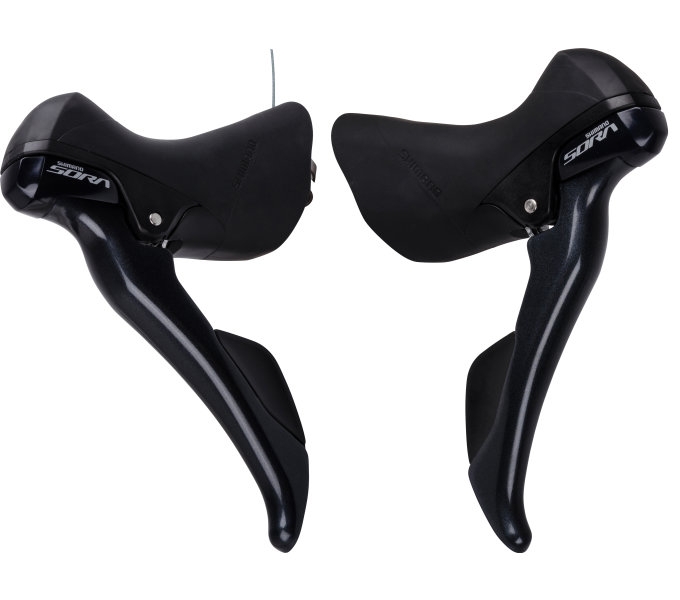 Versteller-/remhendelset 3 x 9 speed Shimano Sora ST-R3000 - zwart