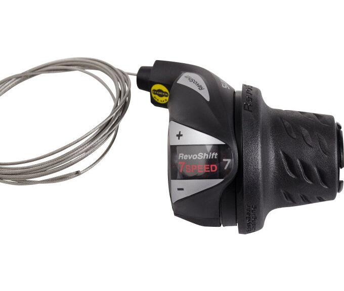 Draaiversteller (rechts) 7 speed Shimano Tourney SL-RS36 - zwart/zilver