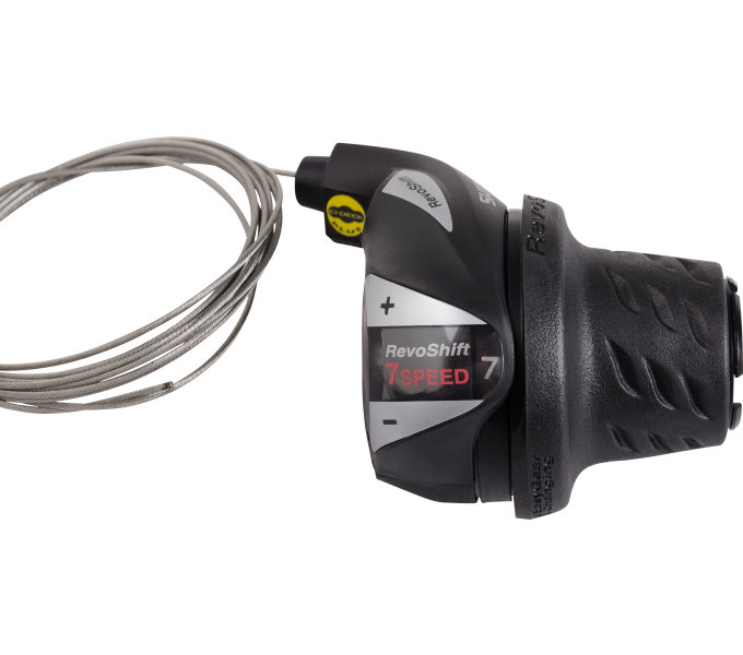 Draaiversteller (rechts) 7 speed Shimano Tourney SL-RS36 - zwart/zilver
