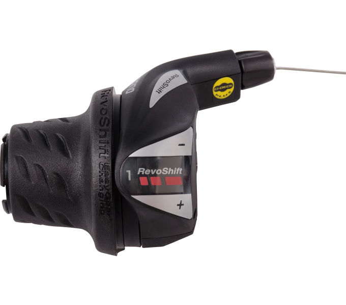 Draaiversteller SIS (links) 3 speed Shimano Tourney SL-RS36 - zwart/zilver - Afbeelding 2