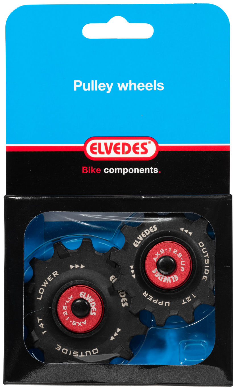 Derailleurwieltjes 1 x 12 en 1 x 14 tands Elvedes SRAM Force / Red eTap AXS narrow/wide - Afbeelding 2