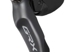 Versteller (links) met remhendel 2 speed Shimano GRX ST-RX810 voor schijfremmen