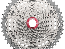 Cassette 10 speed Sunrace CS-MX3 11-42T - zilver/rood