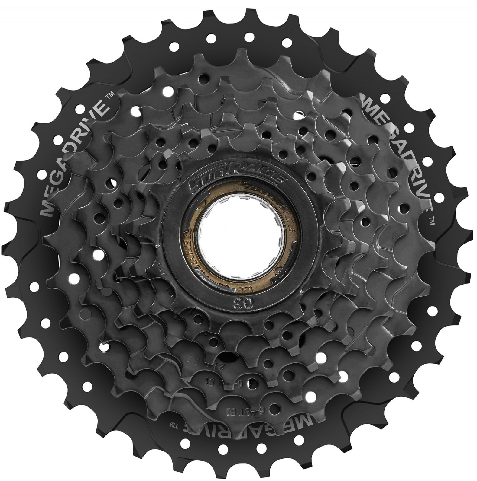 Freewheel 7 speed Sunrace MFM300 14-34T - zwart - Afbeelding 2