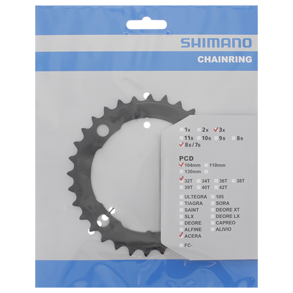 Kettingblad 32T Shimano Acera FC-M361 - zwart - Afbeelding 2