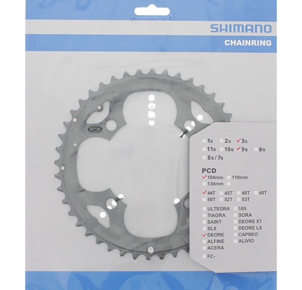 Kettingblad 44T Shimano Deore FC-M590 - Zilver