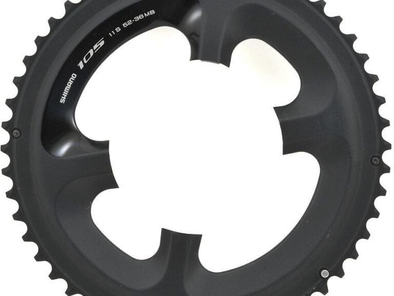 Kettingblad 52T Shimano 105 FC-5800 MB - zwart (voor 52-36T)