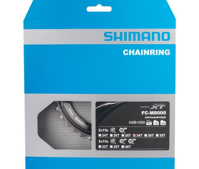 Kettingblad 34T Shimano XT FC-M8000 2 x 11 speed