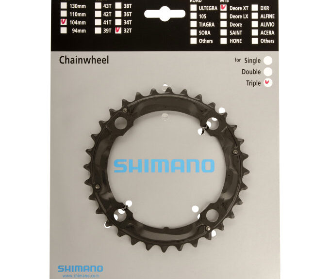 Kettingblad 32T Shimano Deore XT FC-M760 - 9 speed
