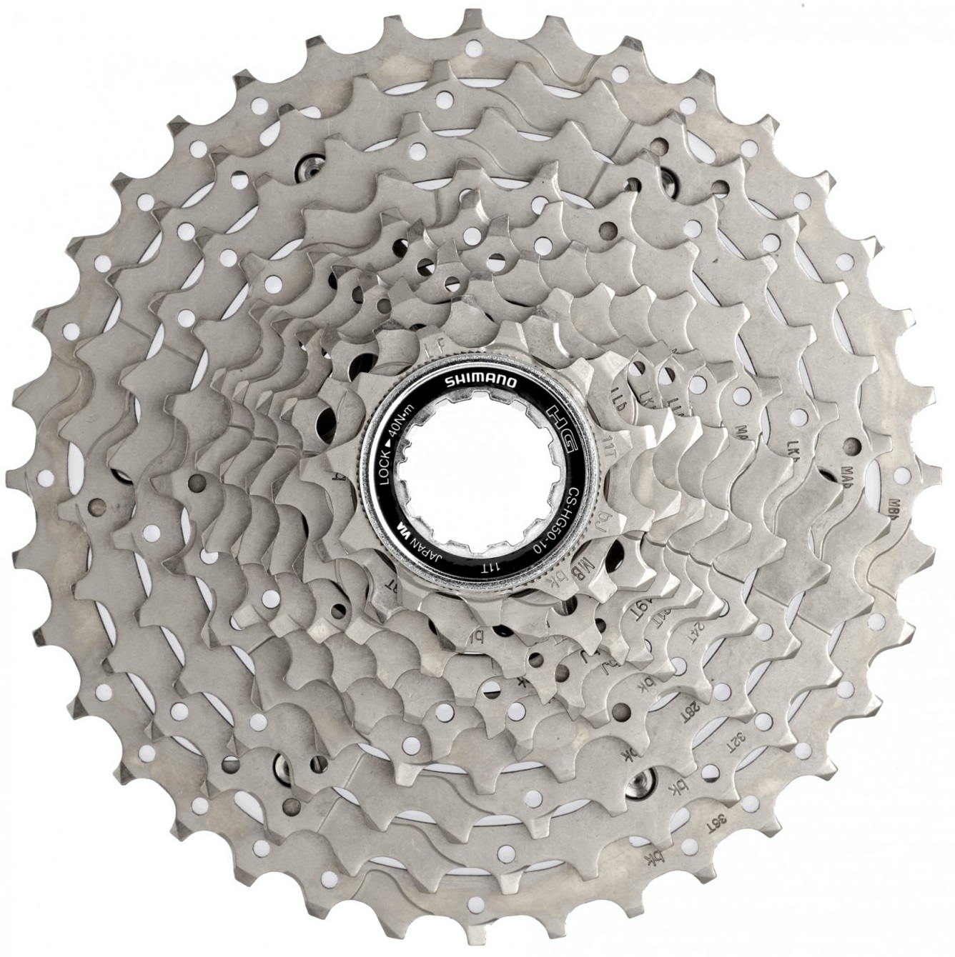 Cassette Shimano CS-HG50 10 speed 11-36T (10 stuks in werkplaatsverpakking) - Afbeelding 3