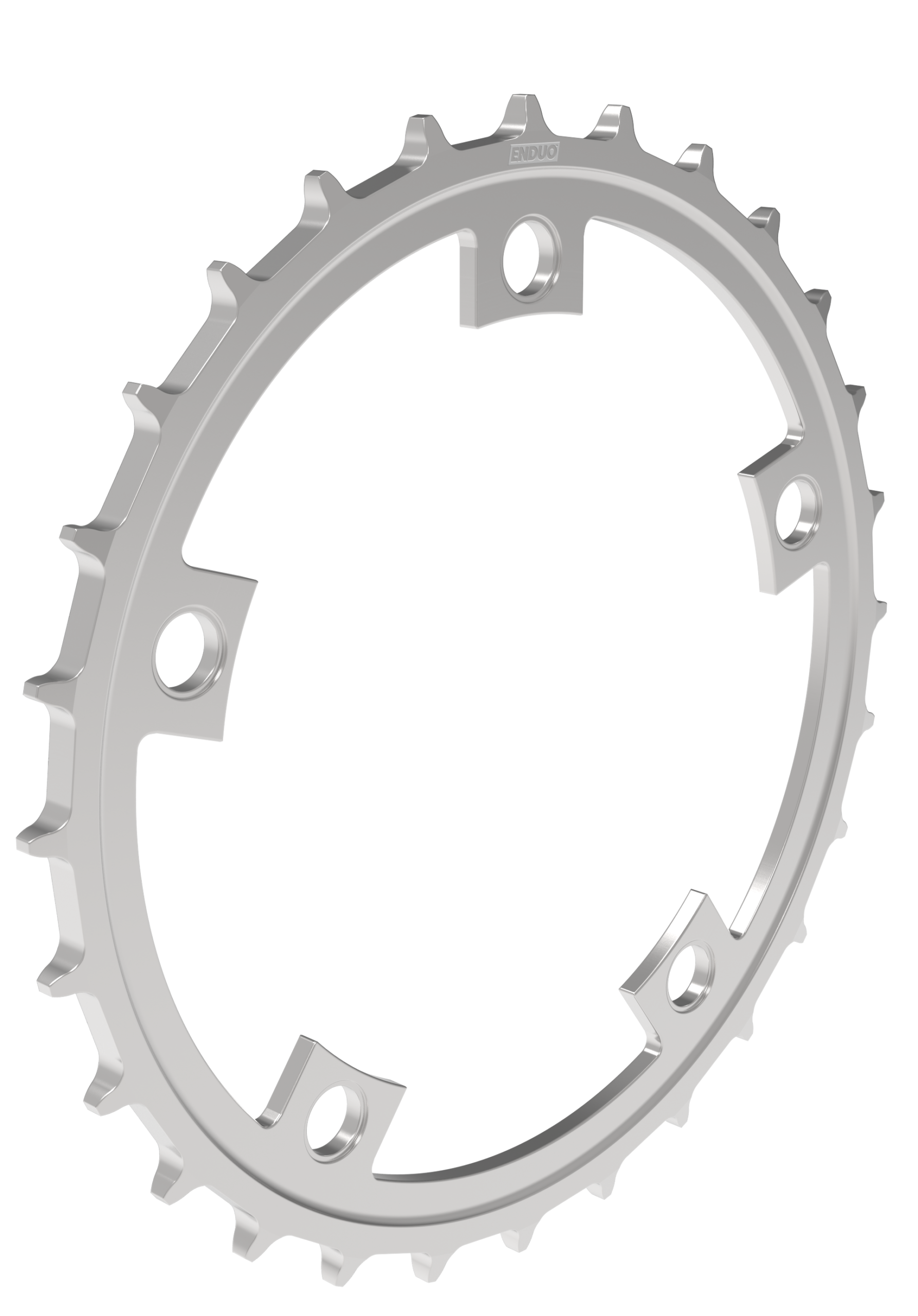 Kettingblad 56T Enduo Cargo 5-B 130-BCD Cl-46.7mm - zilver - Afbeelding 2