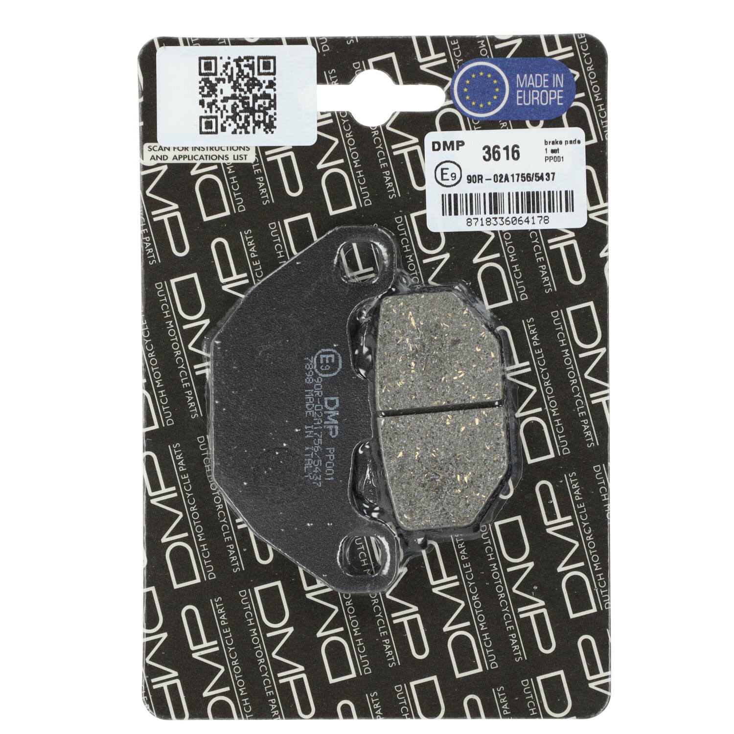 Remblokset Dmp (made In Eu) Voor Agility 16inch, People, People-s, Super-8, Super-9, Tgb - Afbeelding 2