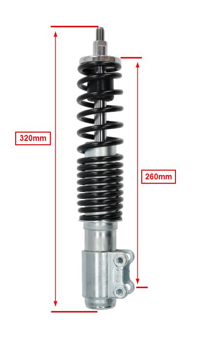 Schokbreker Dmp Voorvork Euro-2/4/5 Zwart Elettrica, Sprint, Primavera - Afbeelding 6