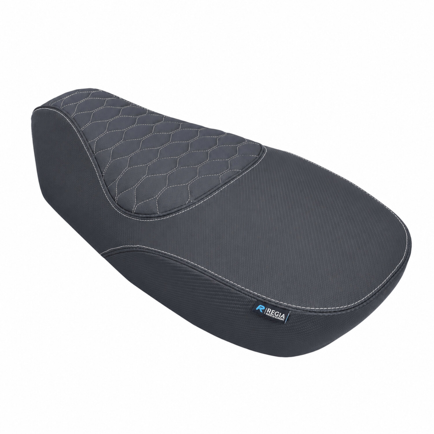 Buddydek Regia Alcantara Rs Carbon Vespa Zwart/wit Primavera, Sprint - Afbeelding 3