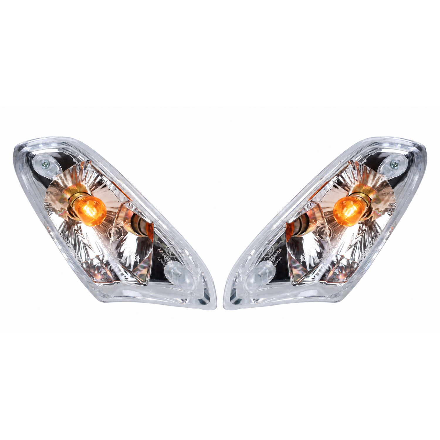 Knipperlichtset Dmp Voorzijde Rechthoekig Kymco Links/rechts Agility